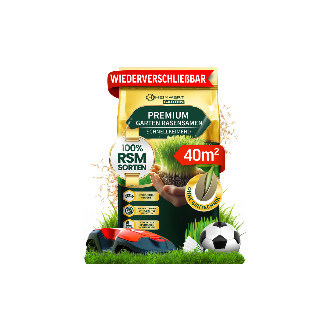 Lawn seeds of the brand Heimwert
