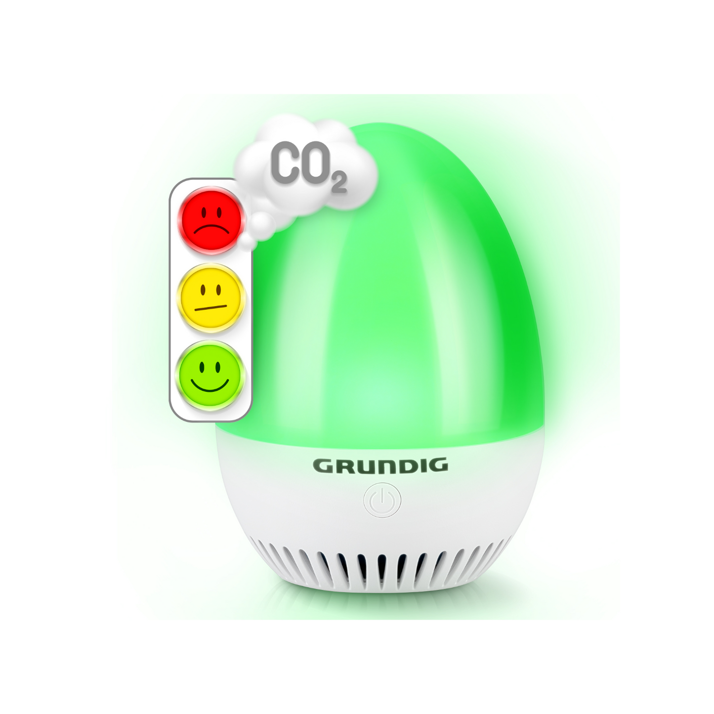 CO2 Messgerät Ampel der Marke Grundig