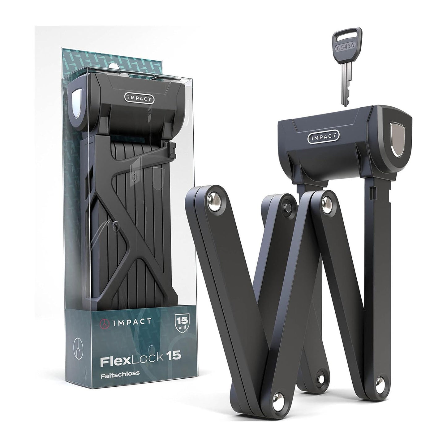 Bicycle folding lock from Impact Bike Accessories