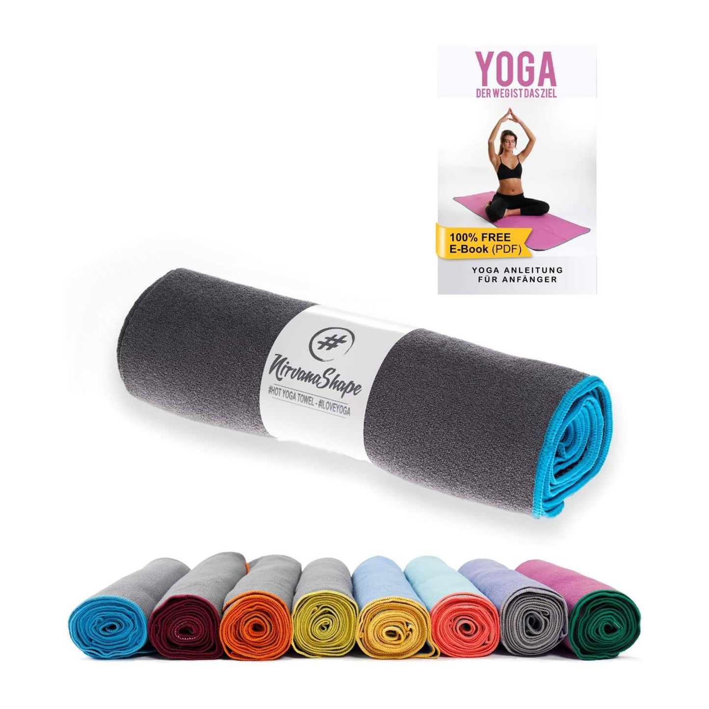 Yoga towel from Nirvana Shape