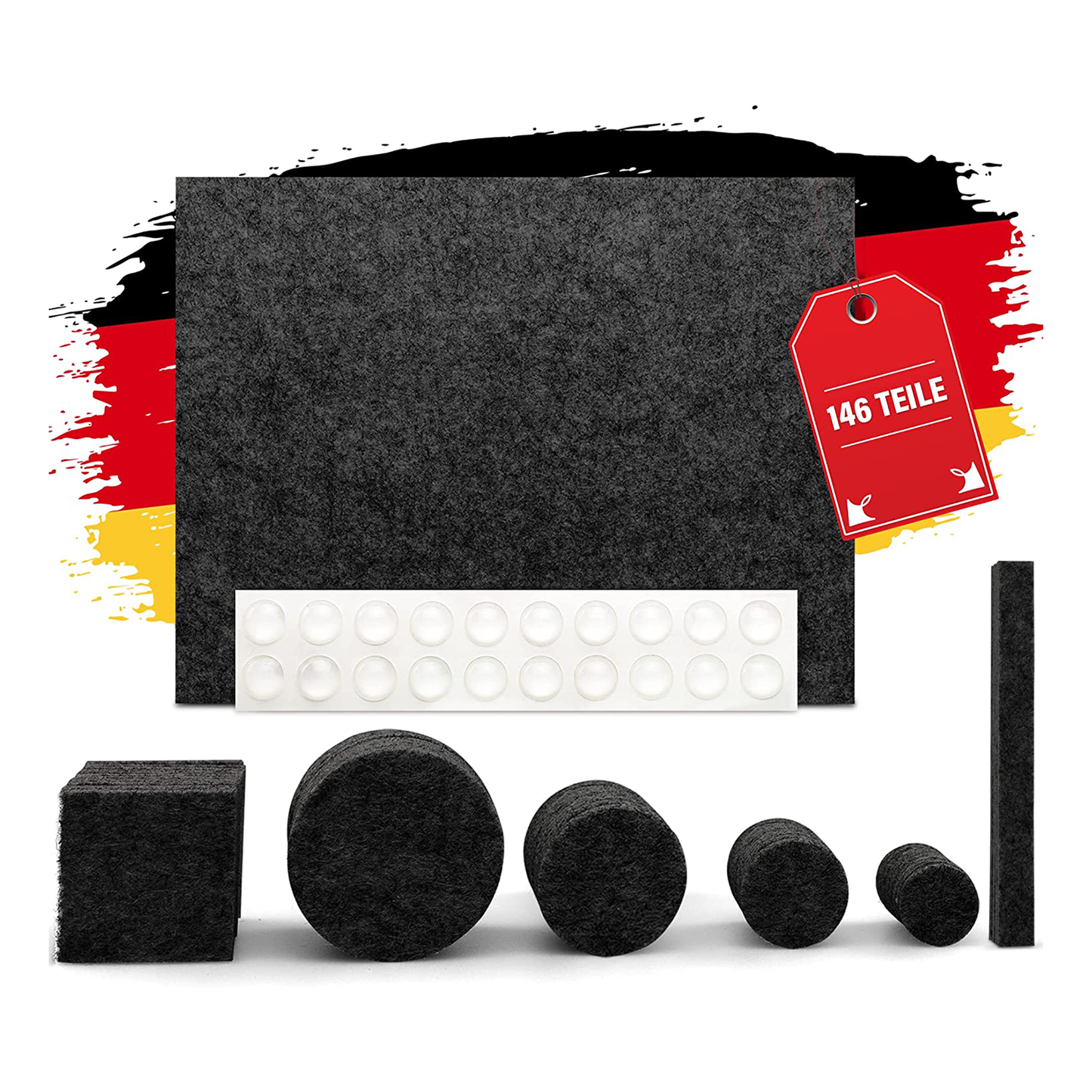 Felt pads for furniture from the Jonaka brand