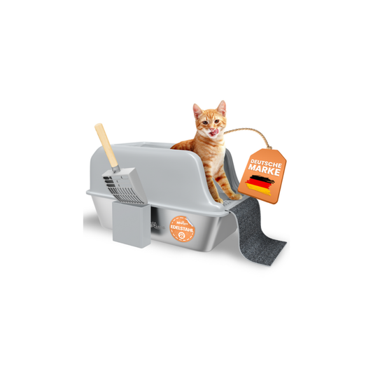 Stainless Steel Cat Litter Box by MiaPure