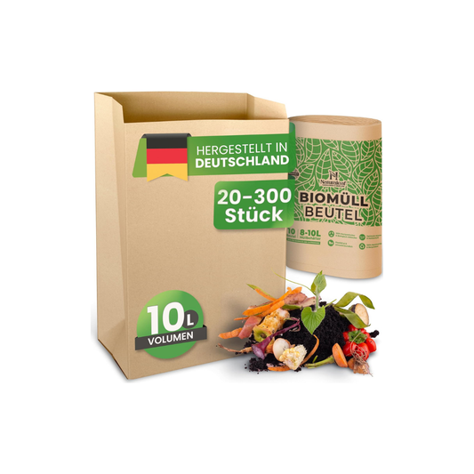 Biomüllbeutel Papier der Marke Naturaleaf