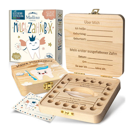Tooth box for milk teeth from the Madlino brand