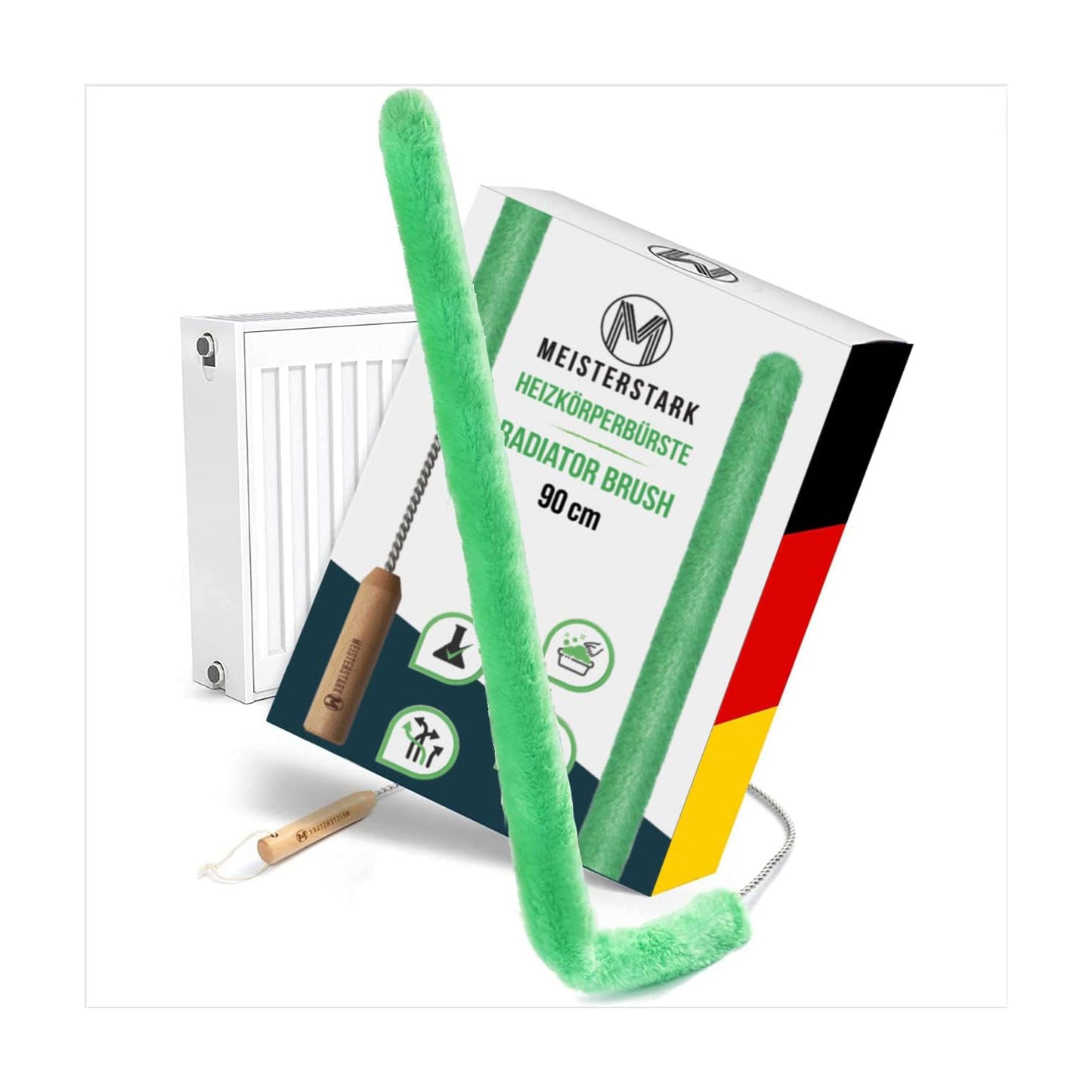 Heizkörperbürste der Marke Meisterstark